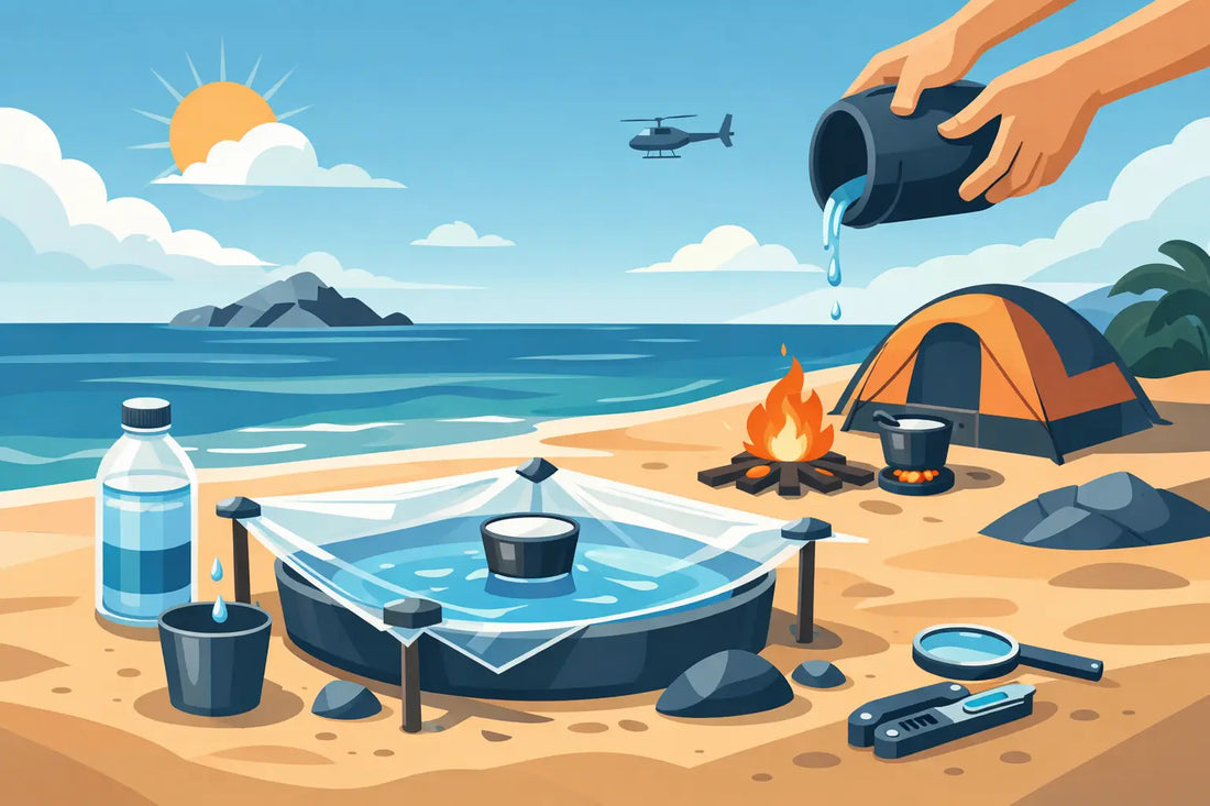 How to Desalinate Seawater Manually in an Emergency