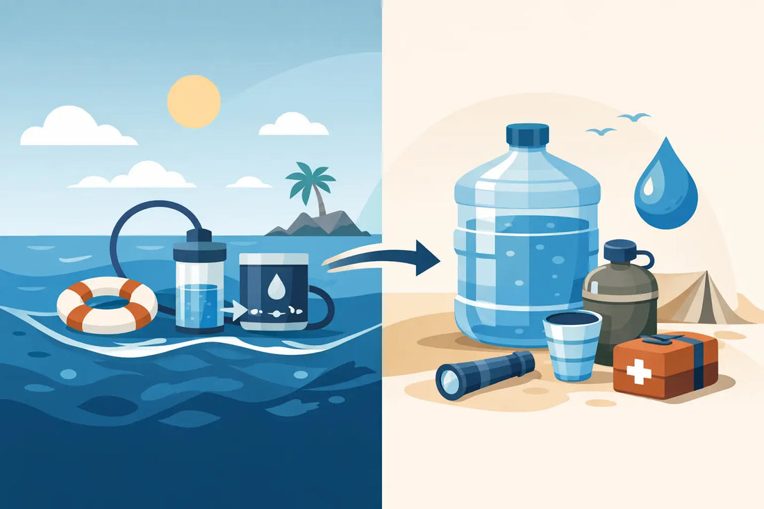 Emergency Drinking Water From Seawater: A Real Plan