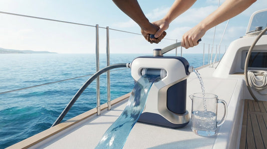 Human-Powered Seawater Desalinator: How Manual Freshwater Production Works