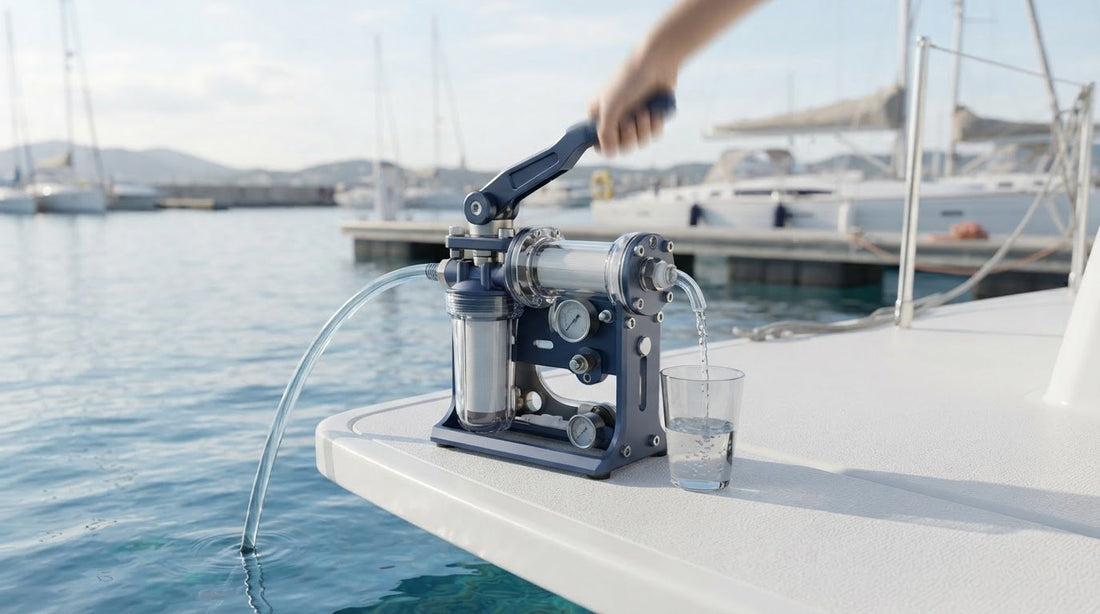 Manual watermakers for boats: prices and freshwater yield